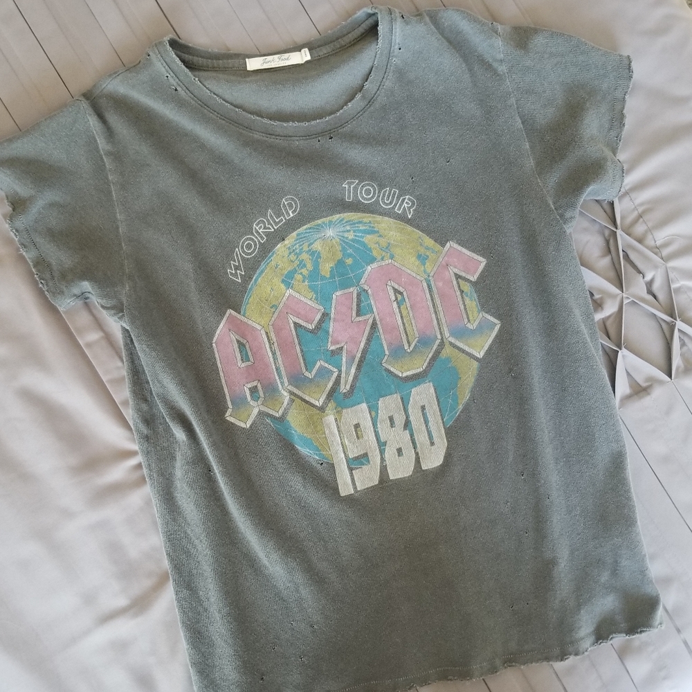 Junk Food Los Angeles AC/DC Shirt Tee Tshirt